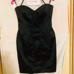 Black BEBE halter dress. Medium. NWOT!